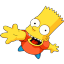 Bart Simpson 05 Greeting Icon 64x64 png